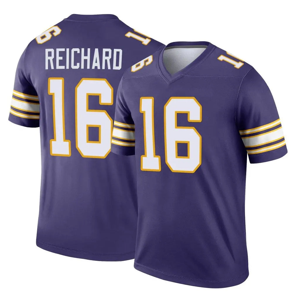harde MN.Vikings #16 Will Reichard Player Purple Limited Classic Home Game Stitched Jerseys