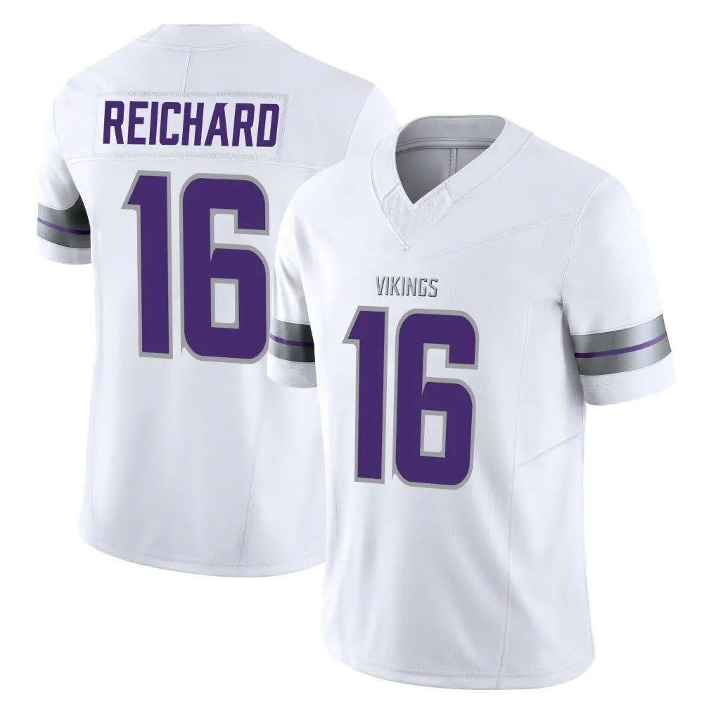harde MN.Vikings #16 Will Reichard Player White Limited Alternate Vapor F.U.S.E. Home Game Stitched Jerseys