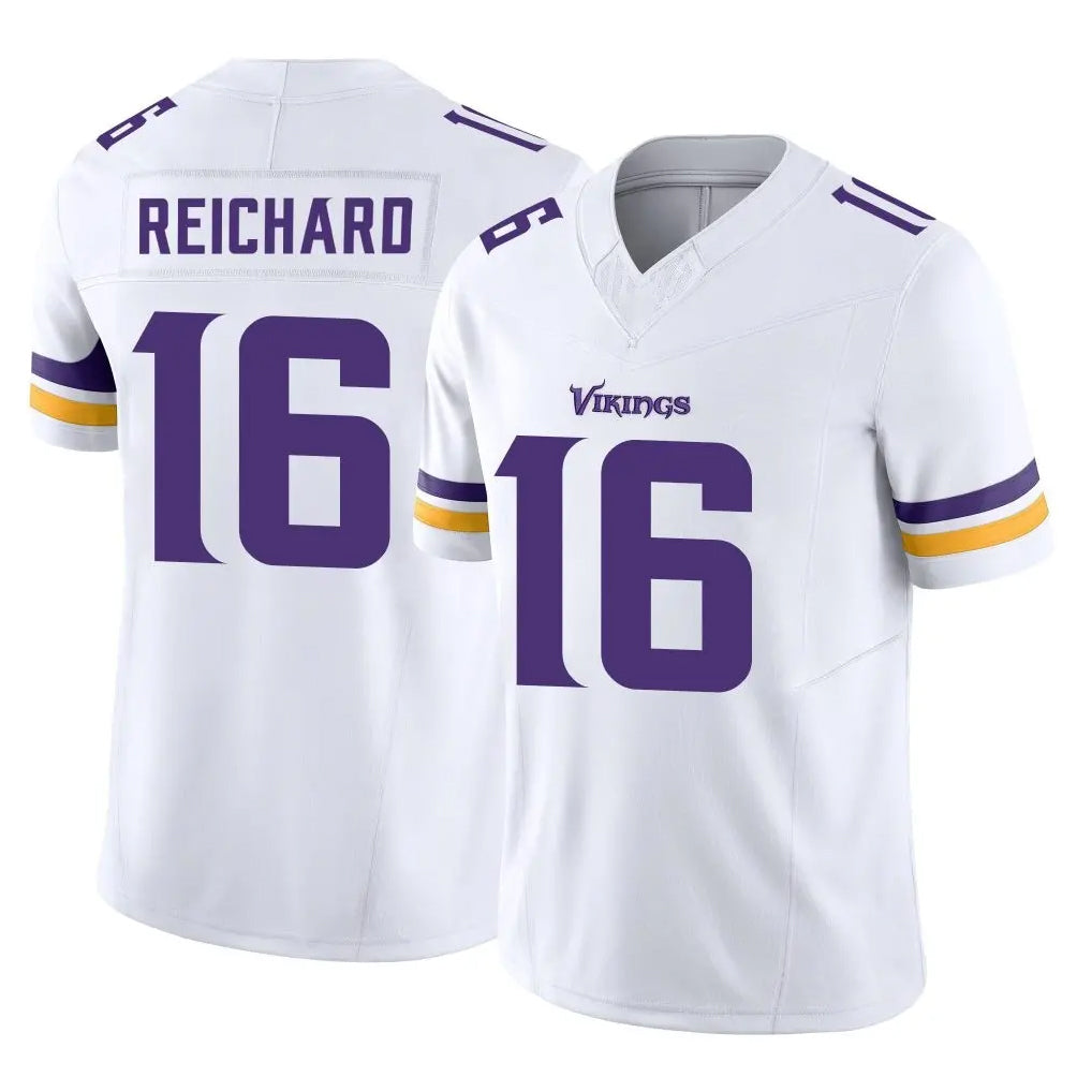harde MN.Vikings #16 Will Reichard Player White Limited Vapor F.U.S.E. Home Game Stitched Jerseys