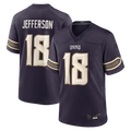harde MN.Vikings #18 Justin Jefferson Purple 2026 Rivalries Collection Game Stitched Jerseys