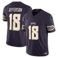 harde MN.Vikings #18 Justin Jefferson Purple 2026 Rivalries Collection Limited Stitched Jerseys