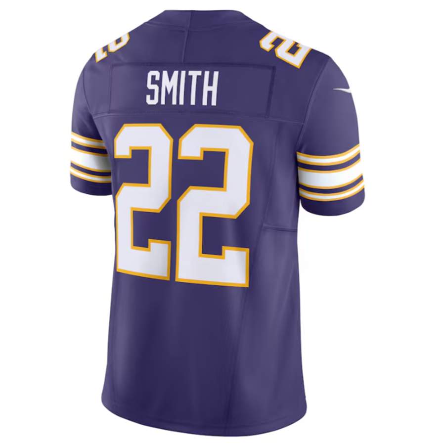 harde MN.Vikings #22 Harrison Smith Purple Vapor F.U.S.E. Limited Jersey Stitched American Stitched Jersey