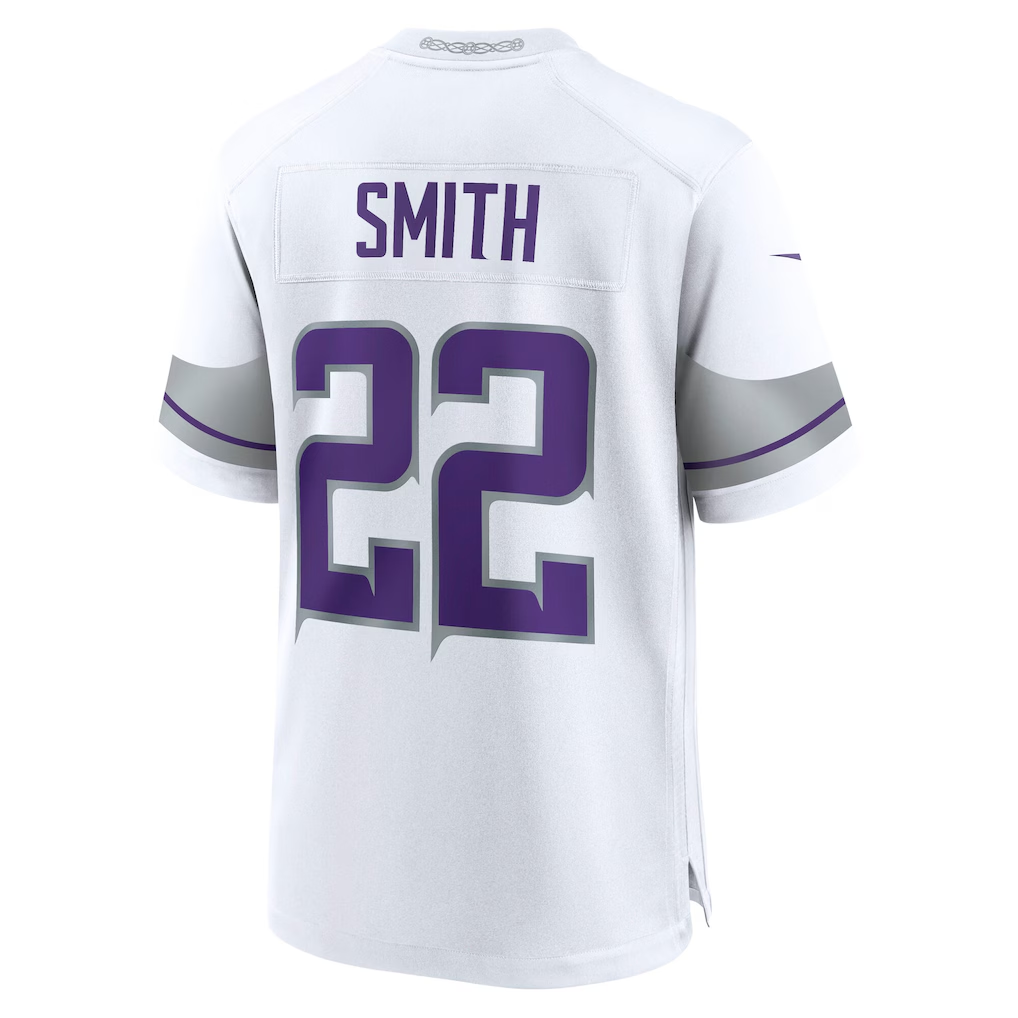 harde MN.Vikings #22 Harrison Smith White Alternate Game Stitched Jerseys