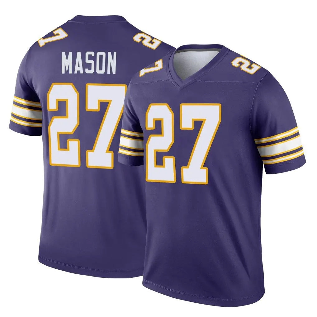 harde MN.Vikings #27 Jordan Mason Player Purple Limited Classic Home Game Stitched Jerseys