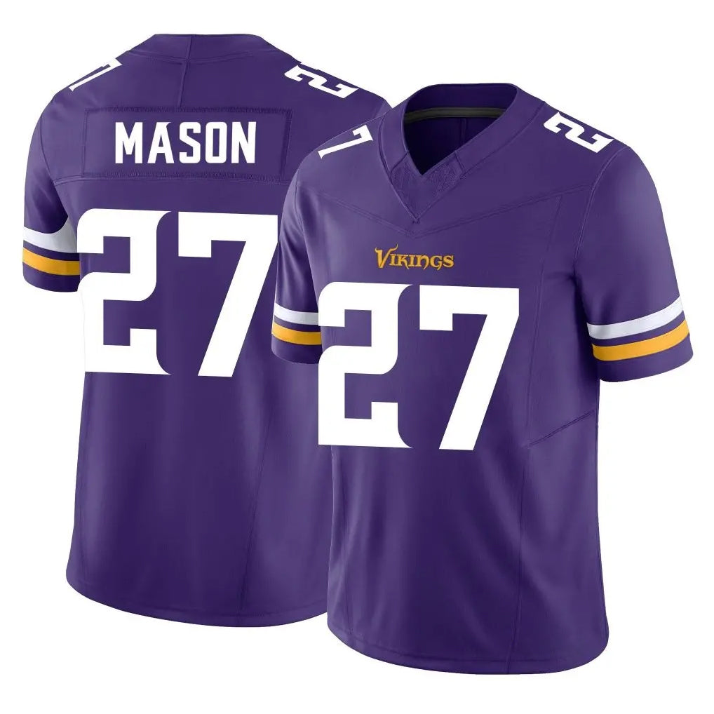 harde MN.Vikings #27 Jordan Mason Player Purple Limited Vapor F.U.S.E. Home Game Stitched Jerseys
