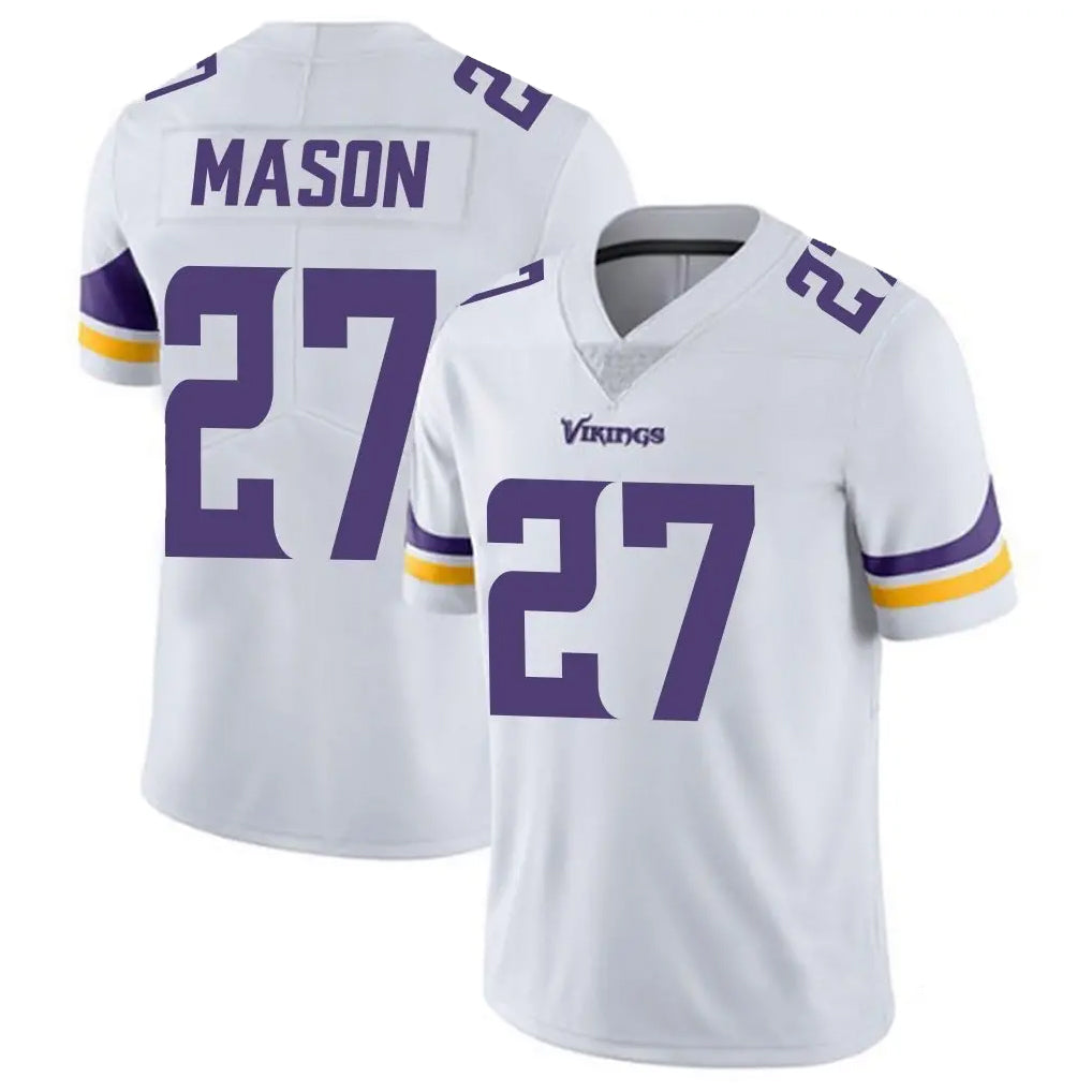 harde MN.Vikings #27 Jordan Mason Player White Limited Vapor Untouchable Home Game Stitched Jerseys