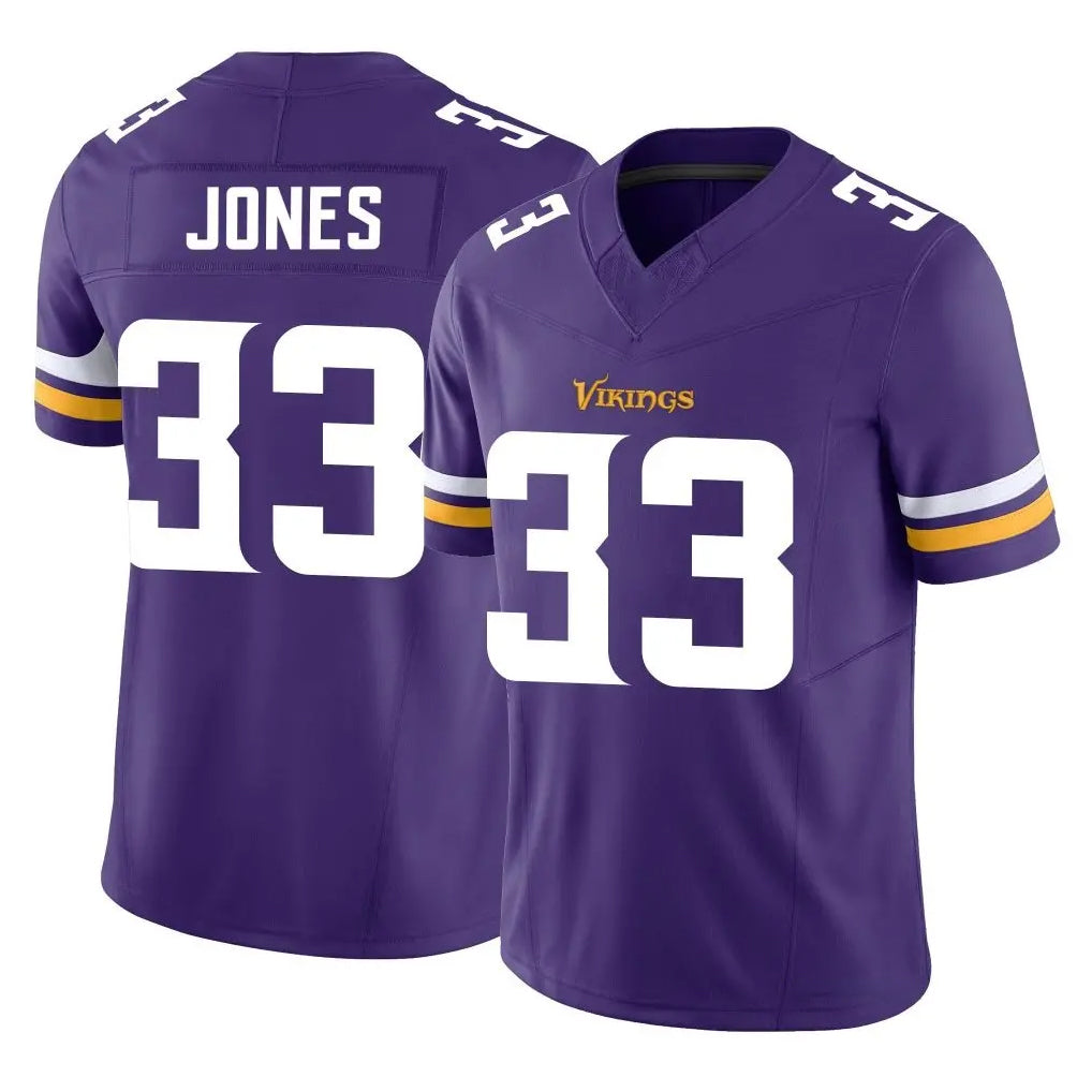 harde MN.Vikings #33 Aaron Jones Sr. Player Purple Limited Vapor F.U.S.E. Home Game Stitched Jerseys
