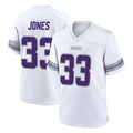 harde MN.Vikings #33 Aaron Jones Sr. Player White Alternate Home Game Stitched Jerseys