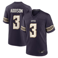 harde MN.Vikings #3 Jordan Addison Purple 2026 Rivalries Collection Game Stitched Jerseys