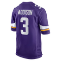 harde MN.Vikings #3 Jordan Addison Purple Game Stitched Jerseys
