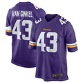 harde MN.Vikings #43 Andrew Van Ginkel Purple Team Game Jersey Stitched American Stitched Jersey