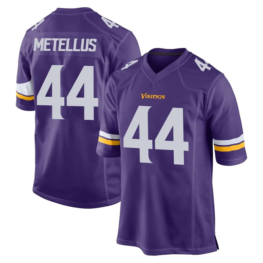 harde MN.Vikings #44 Josh Metellus Player Purple Home Game Stitched Jerseys