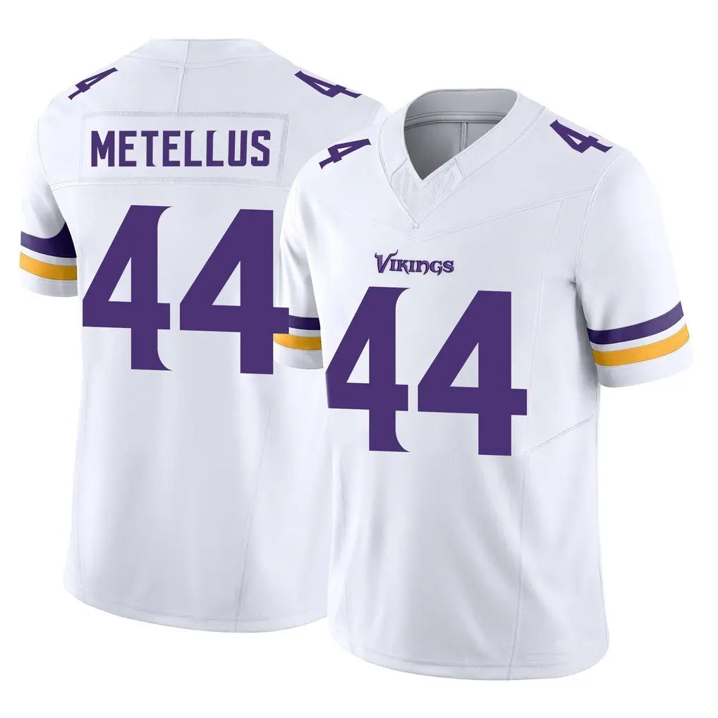 harde MN.Vikings #44 Josh Metellus Player White Limited Vapor F.U.S.E. Home Game Stitched Jerseys