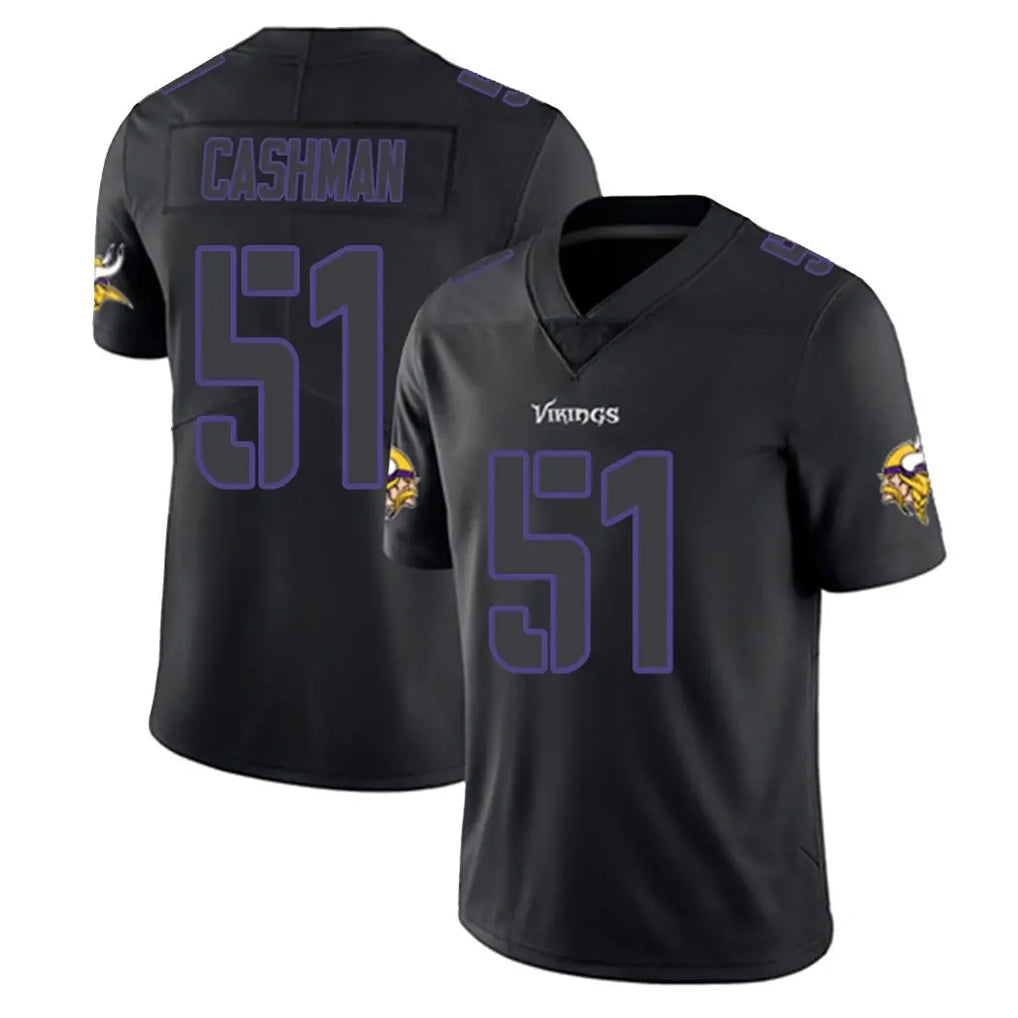 harde MN.Vikings #51 Blake Cashman Player Black Impact LImited Home Game Stitched Jerseys