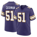 harde MN.Vikings #51 Blake Cashman Player Purple Classic Home Game Stitched Jerseys