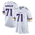 harde MN.Vikings #71 Christian Darrisaw Player White Home Game Stitched Jerseys