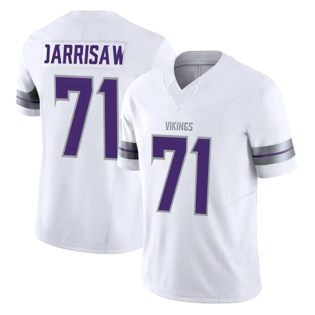 harde MN.Vikings #71 Christian Darrisaw Player White Limited Alternate Vapor F.U.S.E. Home Game Stitched Jerseys
