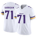 harde MN.Vikings #71 Christian Darrisaw Player White Limited Vapor F.U.S.E. Home Game Stitched Jerseys