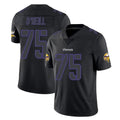 harde MN.Vikings #75 Brian O'Neill Player Black Impact LImited Home Game Stitched Jerseys
