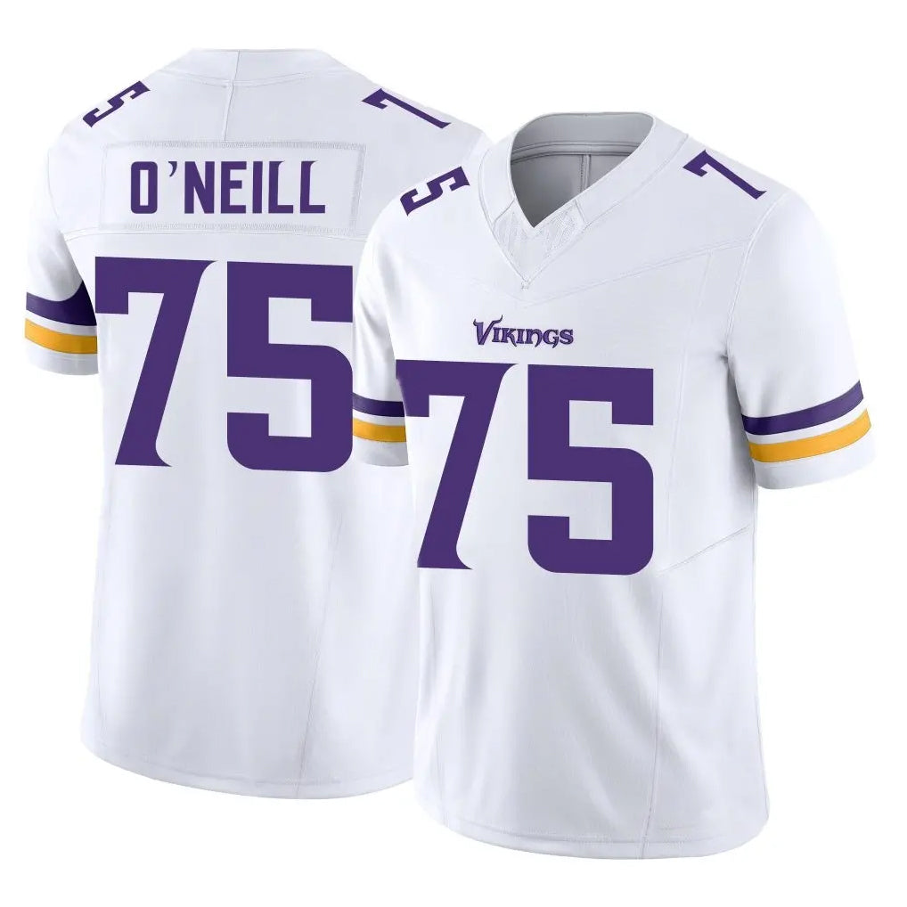 harde MN.Vikings #75 Brian O'Neill Player White Limited Vapor F.U.S.E. Home Game Stitched Jerseys