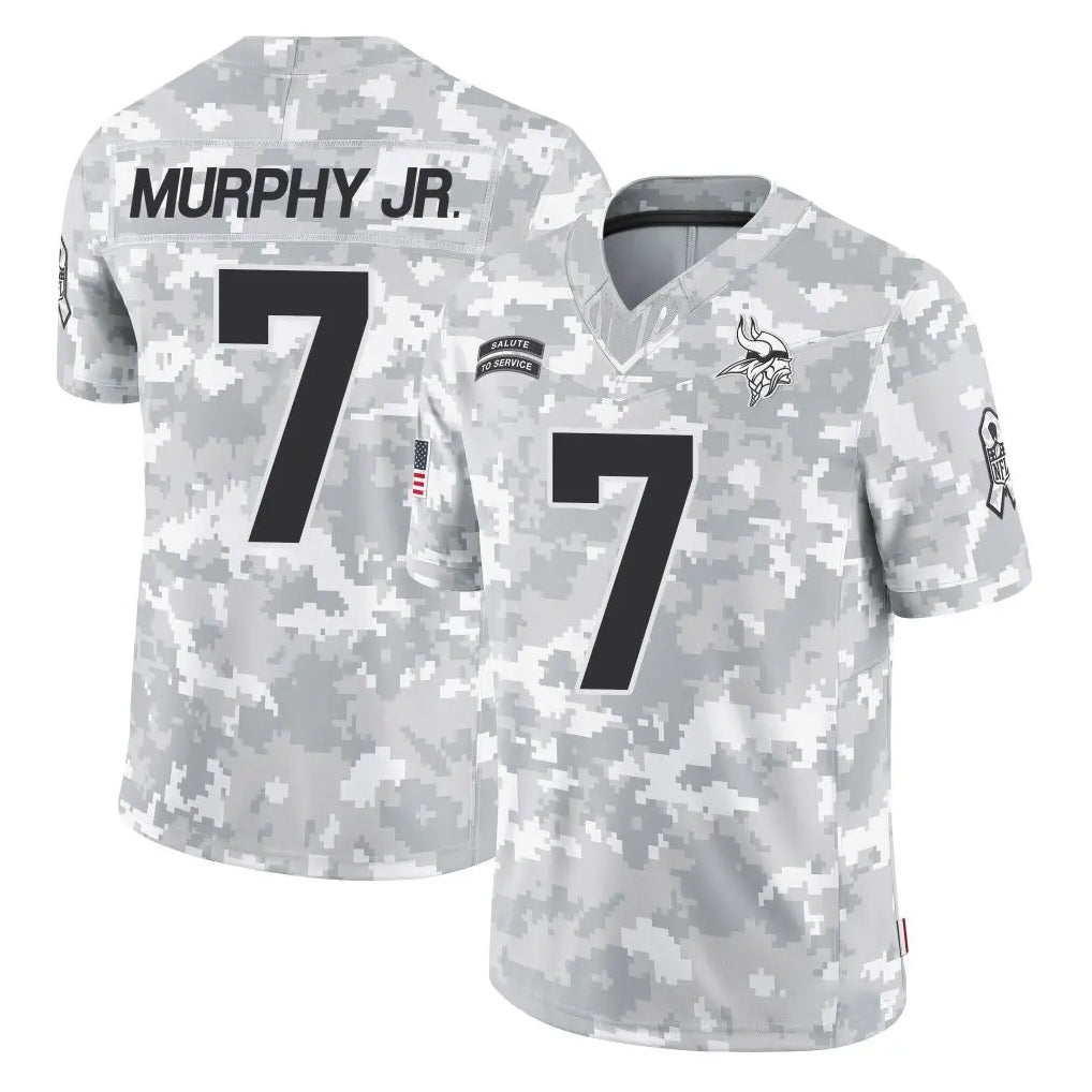 harde MN.Vikings #7 Byron Murphy Jr. Player Arctic Camo Salute To Service Limited Game Stitched Jerseys