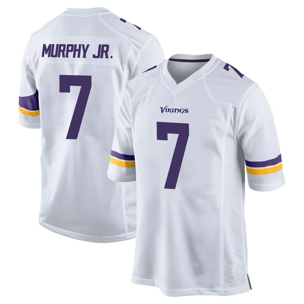 harde MN.Vikings #7 Byron Murphy Jr. Player White Home Game Stitched Jerseys
