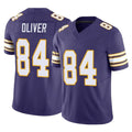 harde MN.Vikings #84 Josh Oliver Player Purple Limited Classic Vapor F.U.S.E. Home Game Stitched Jerseys