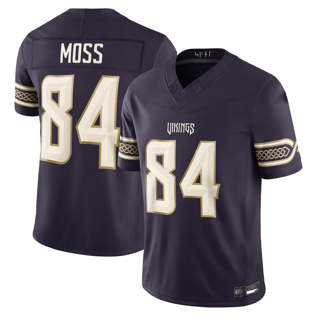 harde MN.Vikings #84 Randy Moss Purple 2026 Rivalries Collection Limited Stitched Jerseys