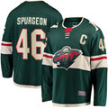 harde M.Wild #46 Jared Spurgeon Green Home Breakaway Player Jerseys