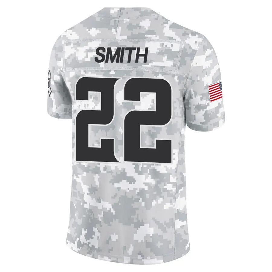 harde MN.Vikings #22 Harrison Smith Player Arctic Camo Salute to Service Limited Stitched Jerseys