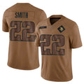 harde MN.Vikings #22 Harrison Smith Player Brown Salute To Service Limited Stitched Jerseys