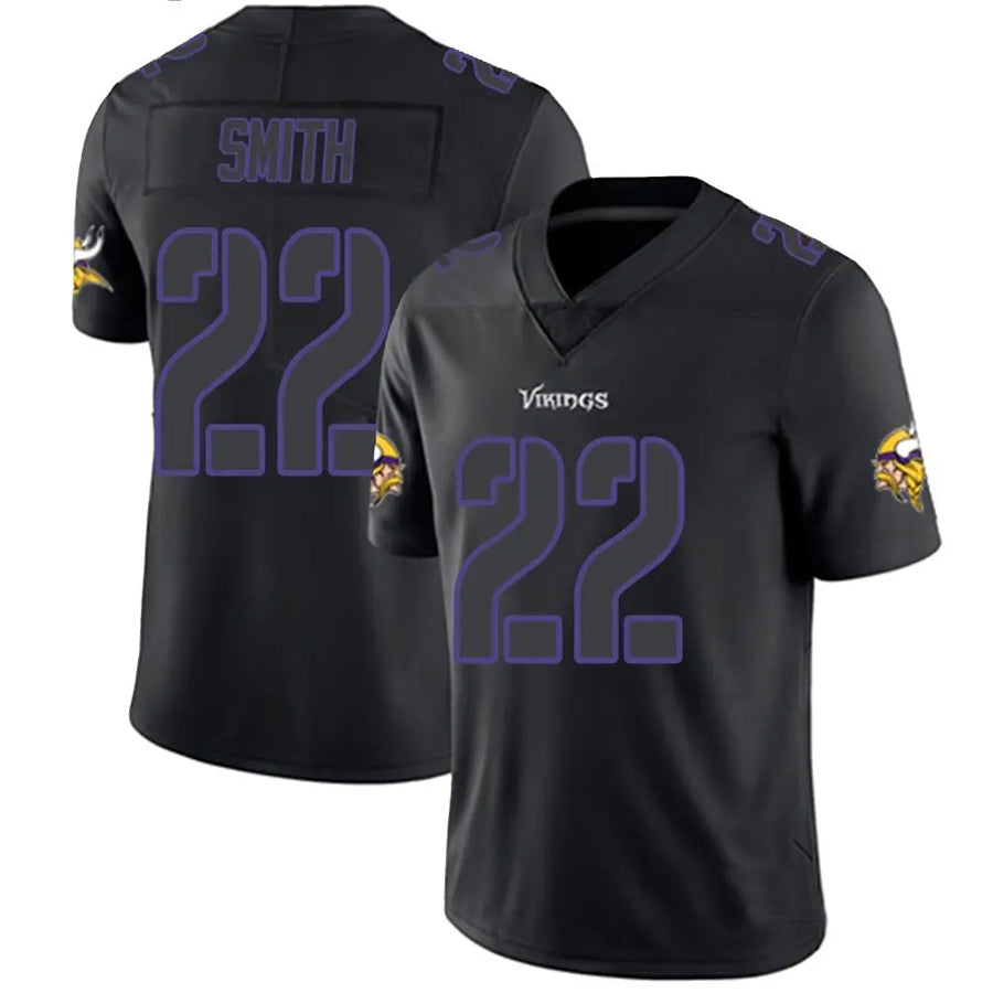 harde MN.Vikings #22 Harrison Smith Player Limited Black Impact Game Stitched Jerseys