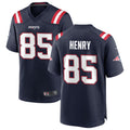 harde NE.Patriots #85 Hunter Henry Navy Game Home Jerseys