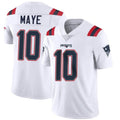harde NE.Patriots #10 Drake Maye Player White Vapor Limited Stitched Jerseys