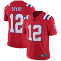 harde NE.Patriots #12 Tom Brady Player Red Home Limited Stitched Jerseys