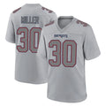 harde NE.Patriots #30 Jam Miller Player Gray Fashion Limited Home Game Stitched Jerseys