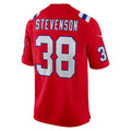 harde NE.Patriots #38 Rhamondre Stevenson Player Red Home Game Stitched Jerseys