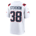 harde NE.Patriots #38 Rhamondre Stevenson Player White Home Game Stitched Jerseys