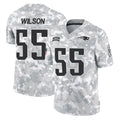 harde NE.Patriots #55 Jared Wilson Player Arctic Camo Salute To Service Limited Game Stitched Jerseys