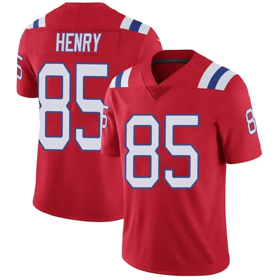 harde NE.Patriots #85 Hunter Henry Player Red Vapor Limited Stitched Jerseys