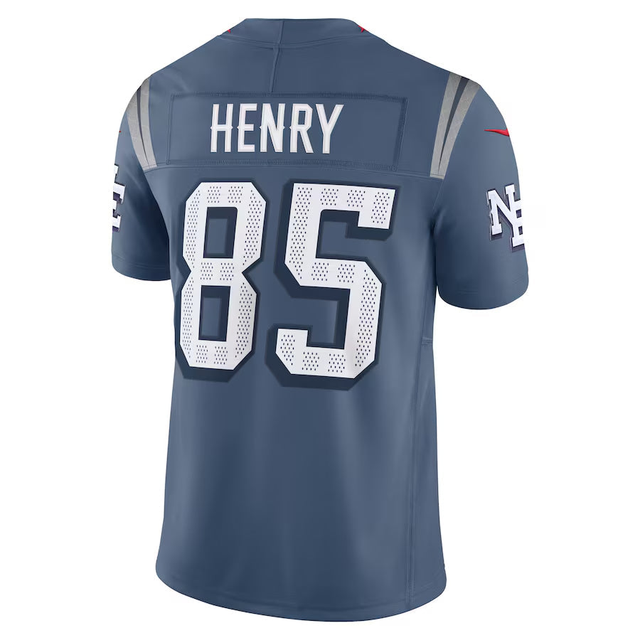 harde NE.Patriots #85 Hunter Henry Player Storm Blue Rivalries Collection Limited Stitched Jerseys