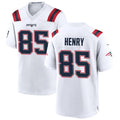 harde NE.Patriots #85 Hunter Henry Player White Home Game Stitched Jerseys