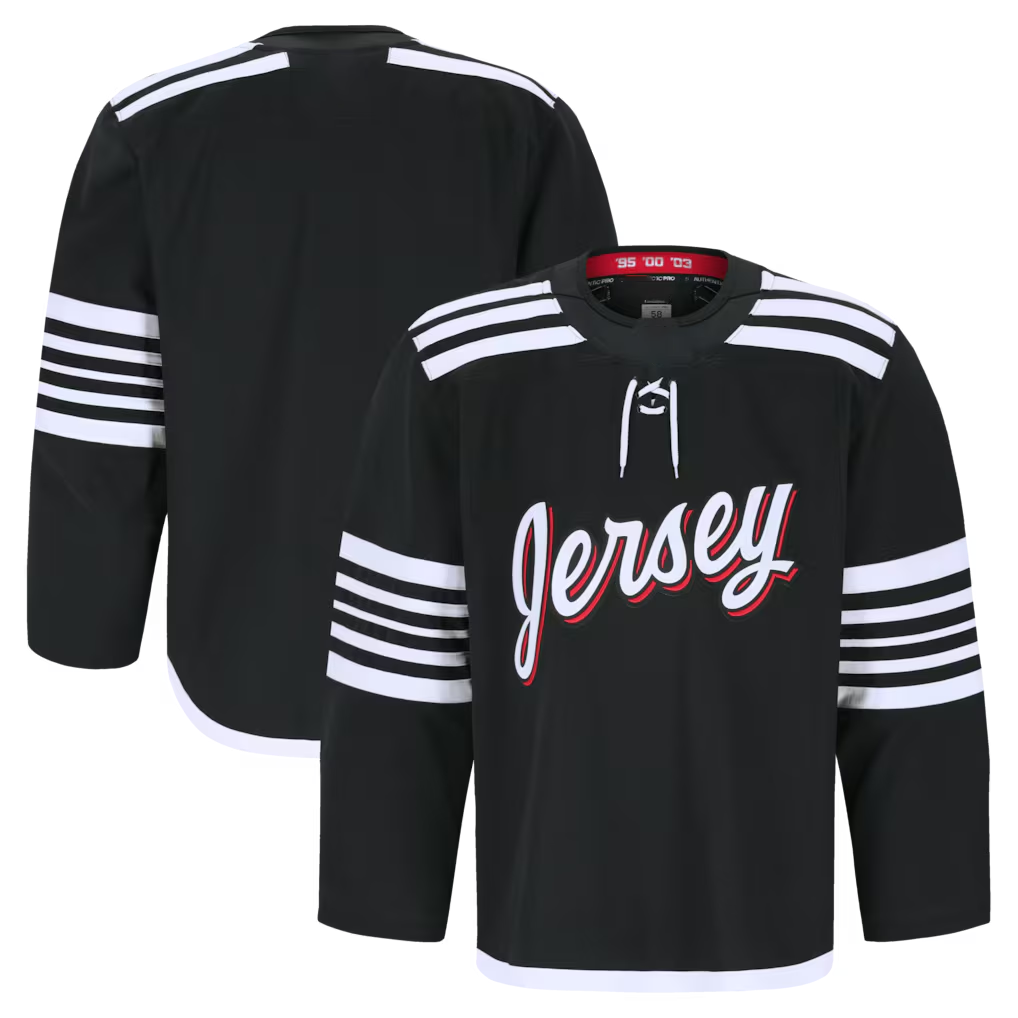 harde N.Jersey Devils Black Alternate Authentic Pro Jerseys