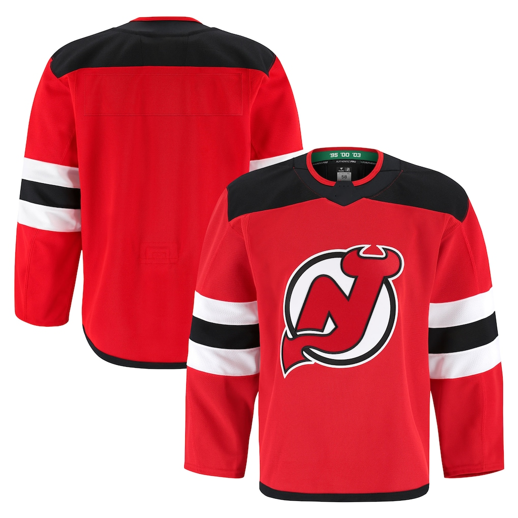 harde N.Jersey Devils Red Home Authentic Pro Jerseys