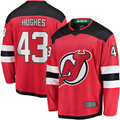 harde N.Jersey Devils #43 Luke Hughes Red Home Breakaway Player Jerseys