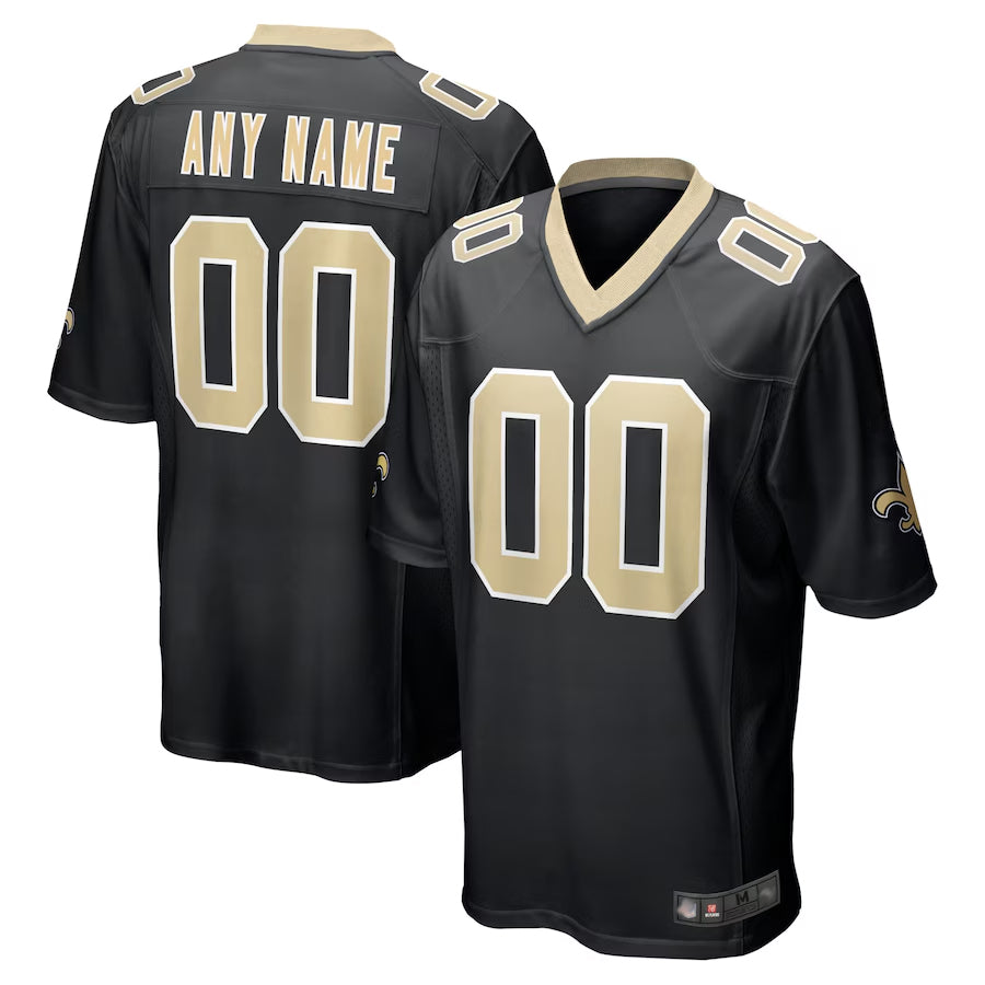 harde Custom NO.Saints Home Replica Game Stitched Jerseys