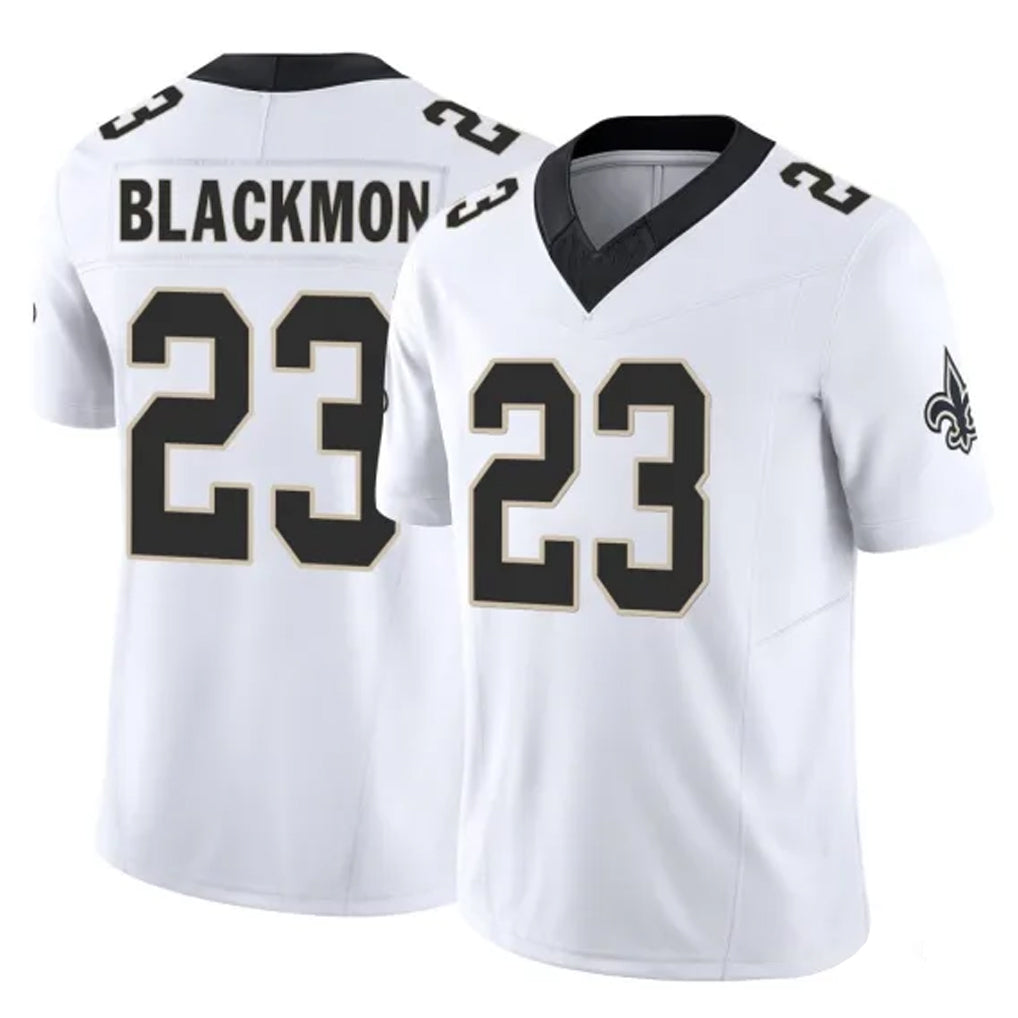 harde NO.Saints #23 Julian Blackmon Player White Limited Vapor F.U.S.E. Home Game Stitched Jerseys