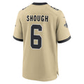 harde NO.Saints #6 Tyler Shough Gold Alternate Game Player Stitched Jerseys