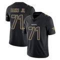 harde NO.Saints #71 Kelvin Banks Jr. Player Black Impact Limited Home Game Stitched Jerseys
