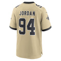 harde NO.Saints #94 Cameron Jordan Player Gold Alternate Game Stitched Jerseys